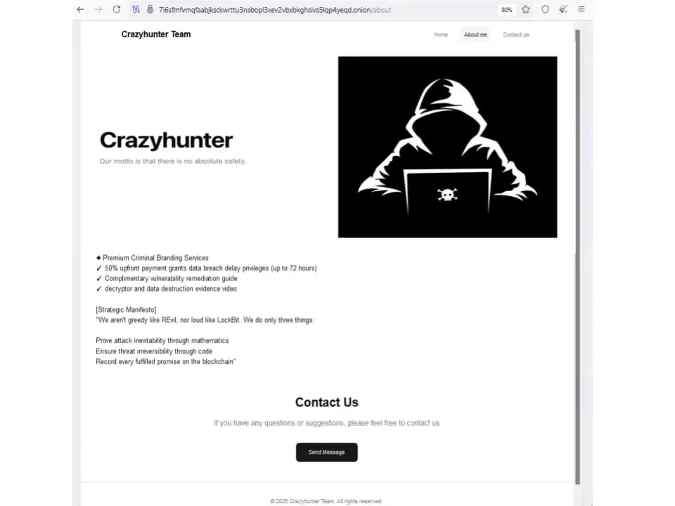 Attacker’s data leak site (Source - Trellix)